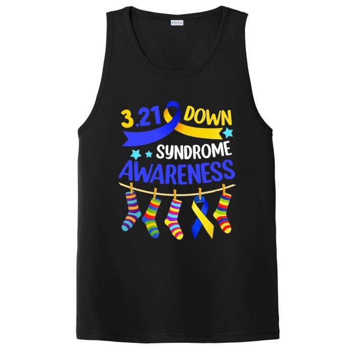 World Down Syndrome Day Awareness Socks 21 March PosiCharge Competitor Tank