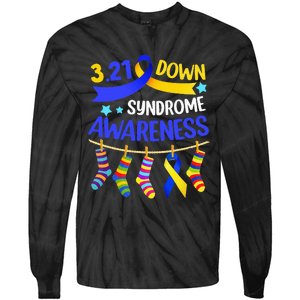 World Down Syndrome Day Awareness Socks 21 March Tie-Dye Long Sleeve Shirt