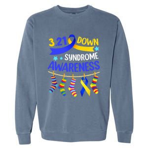 World Down Syndrome Day Awareness Socks 21 March Garment-Dyed Sweatshirt