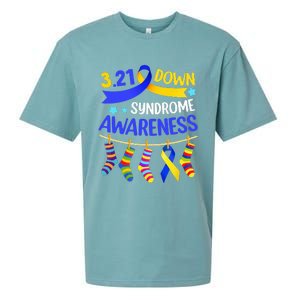 World Down Syndrome Day Awareness Socks 21 March Sueded Cloud Jersey T-Shirt