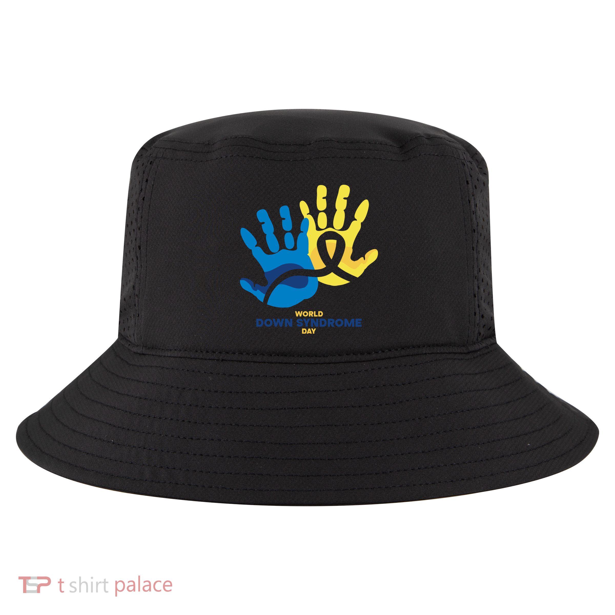 World Down Syndrome Day Handprint Awareness Cool Comfort Performance Bucket Hat