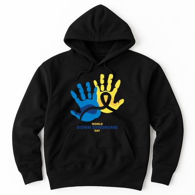 World Down Syndrome Day Handprint Awareness Hoodie