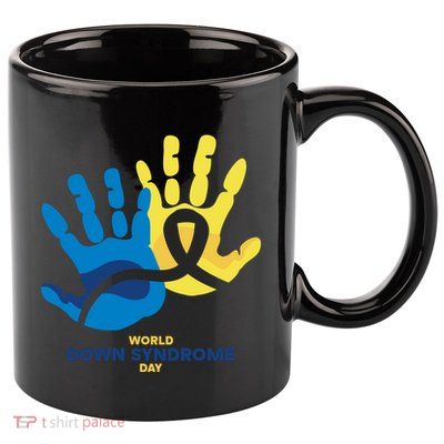 World Down Syndrome Day Handprint Awareness 11oz C Handle Ceramic Mug