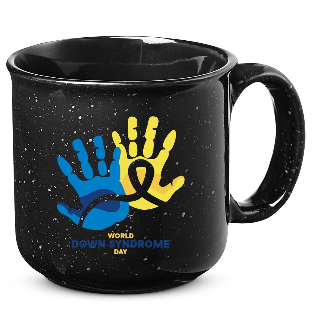 World Down Syndrome Day Handprint Awareness 15oz Campfire Ceramic Mug