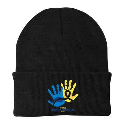 World Down Syndrome Day Handprint Awareness Beanie