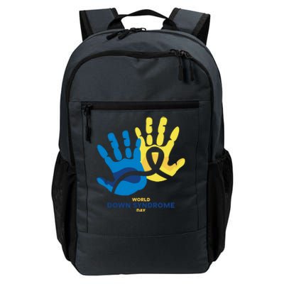 World Down Syndrome Day Handprint Awareness Daily Commute Backpack