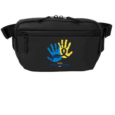 World Down Syndrome Day Handprint Awareness Crossbody Pack