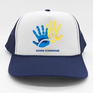 World Down Syndrome Day Handprint Awareness Trucker Hat