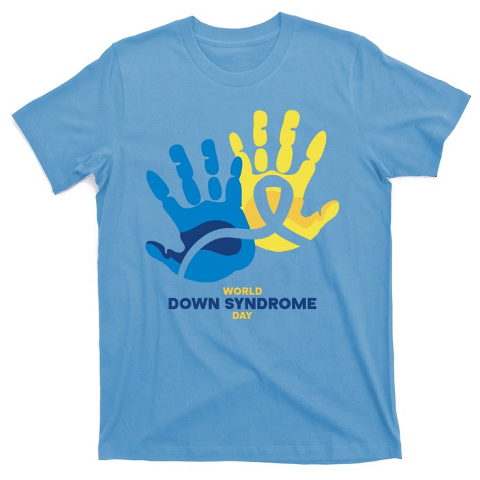 World Down Syndrome Day Handprint Awareness T-Shirt