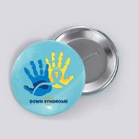 World Down Syndrome Day Handprint Awareness Button