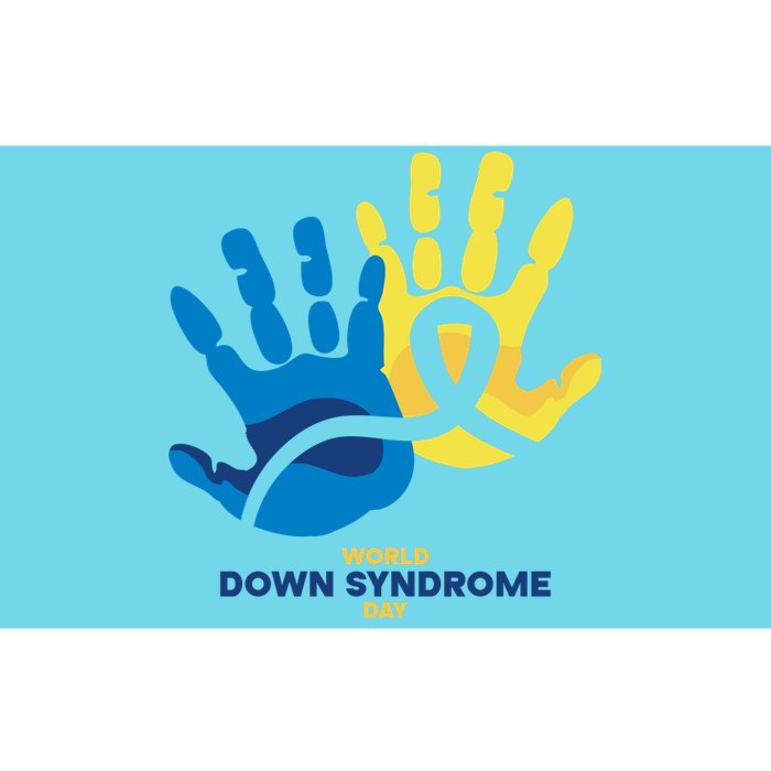 World Down Syndrome Day Handprint Awareness Bumper Sticker