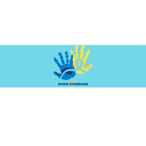 World Down Syndrome Day Handprint Awareness Bumper Sticker