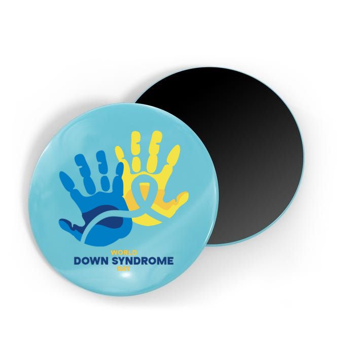 World Down Syndrome Day Handprint Awareness Magnet