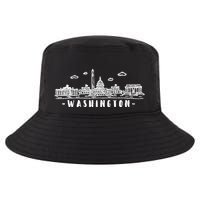 Washington Dc Skyline Cool Comfort Performance Bucket Hat