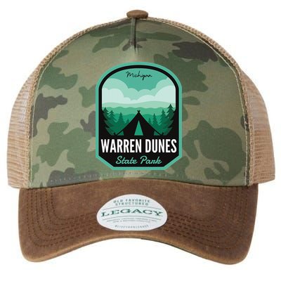 Warren Dunes State Park MI Camping Legacy Tie Dye Trucker Hat