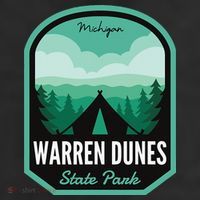 Warren Dunes State Park MI Camping Cool Comfort Performance Bucket Hat