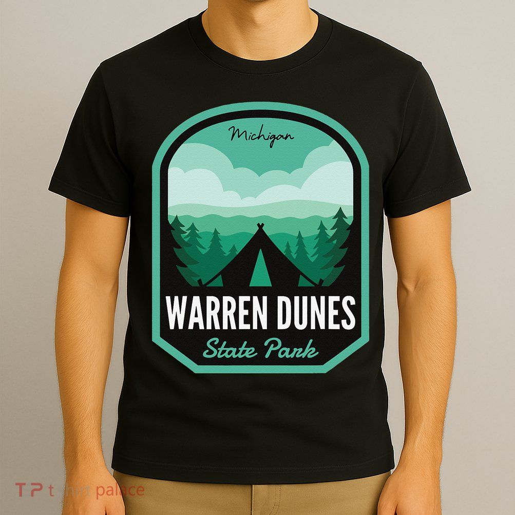 Warren Dunes State Park MI Camping T-Shirt