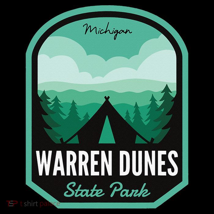 Warren Dunes State Park MI Camping T-Shirt