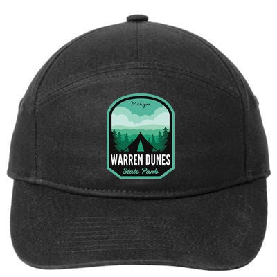 Warren Dunes State Park MI Camping 7-Panel Snapback Hat