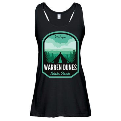 Warren Dunes State Park MI Camping Ladies Essential Flowy Tank