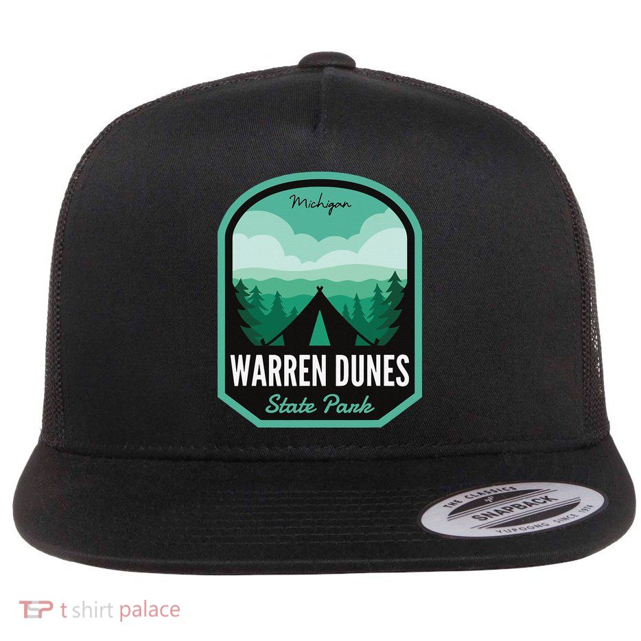 Warren Dunes State Park MI Camping Flatbill Hat