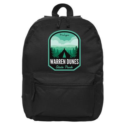 Warren Dunes State Park MI Camping 16 in Basic Backpack