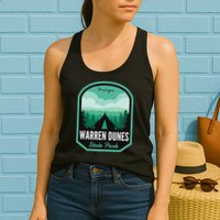 Warren Dunes State Park MI Camping Womens Tank Top