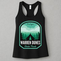 Warren Dunes State Park MI Camping Womens Tank Top