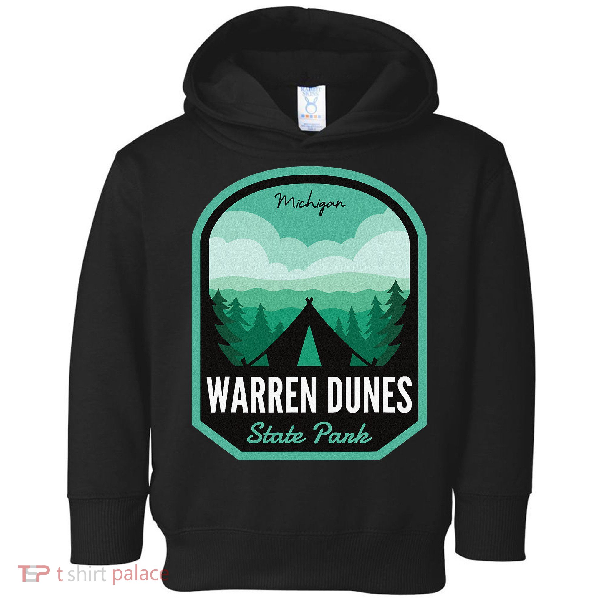 Warren Dunes State Park MI Camping Toddler Hoodie