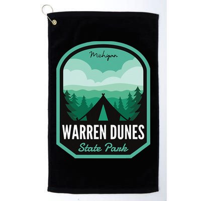 Warren Dunes State Park MI Camping Golf Towel