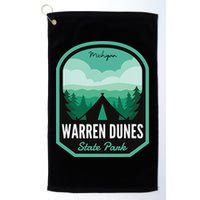 Warren Dunes State Park MI Camping Golf Towel