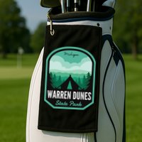 Warren Dunes State Park MI Camping Golf Towel