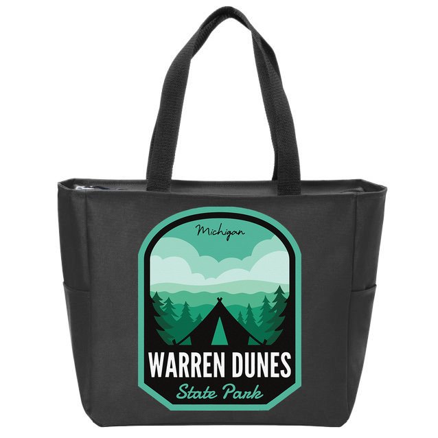 Warren Dunes State Park MI Camping Zip Tote Bag
