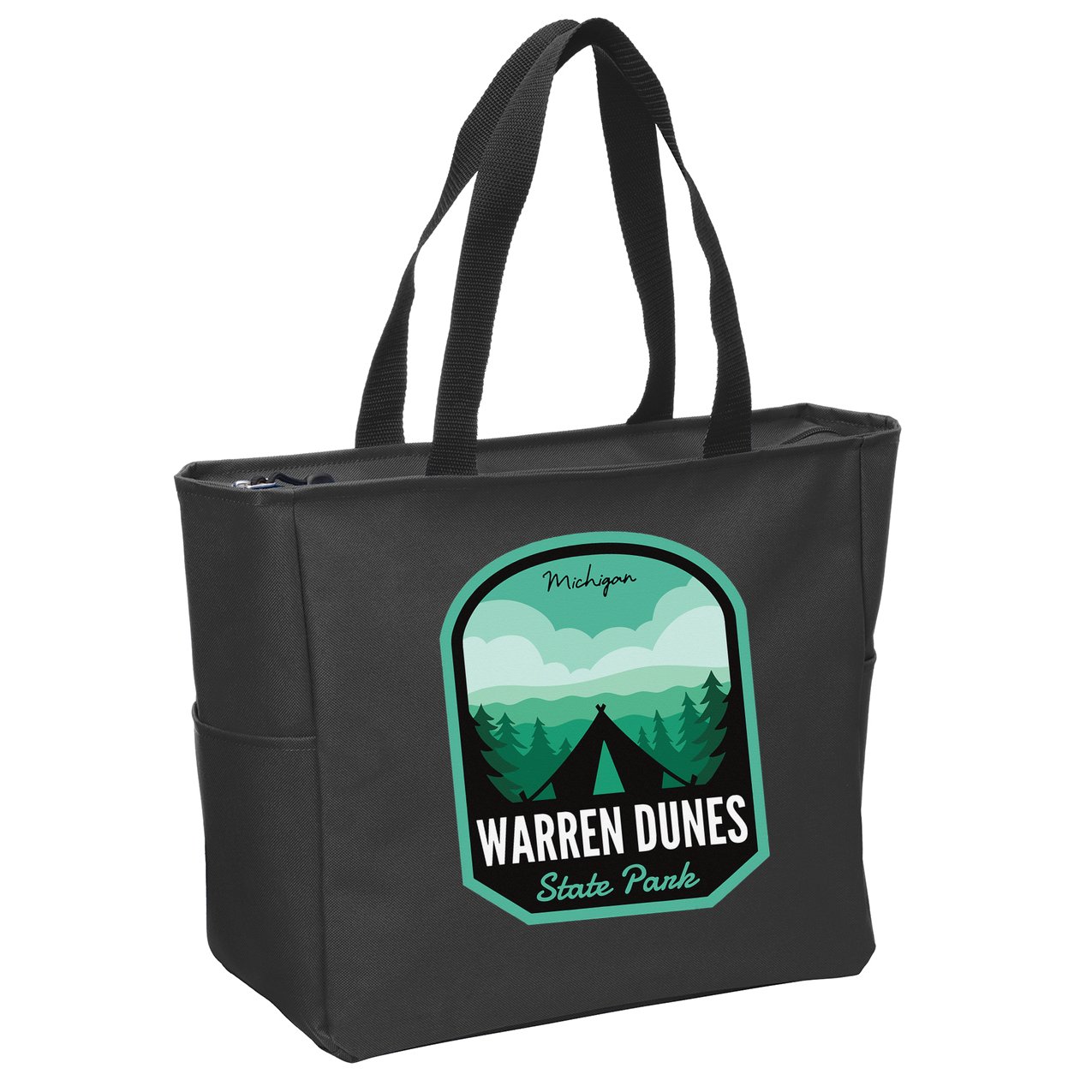 Warren Dunes State Park MI Camping Zip Tote Bag
