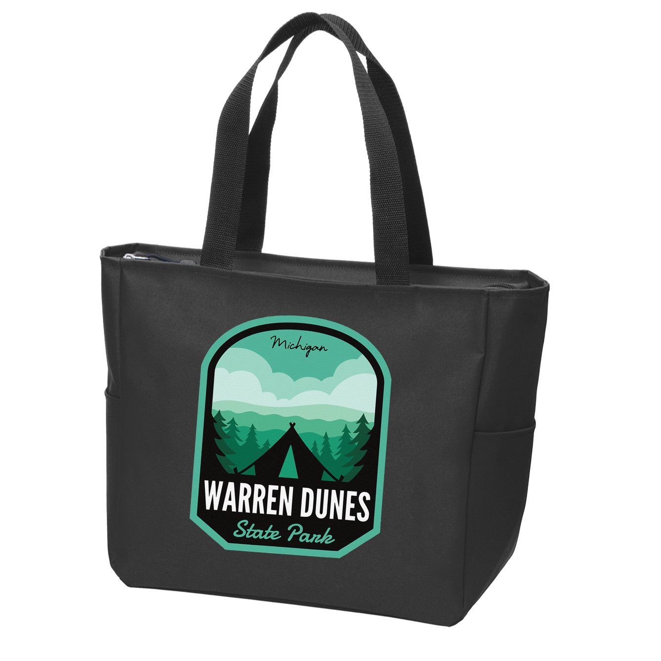 Warren Dunes State Park MI Camping Zip Tote Bag