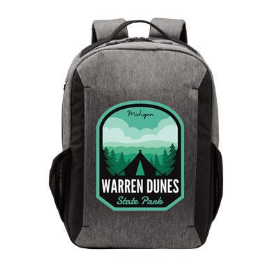 Warren Dunes State Park MI Camping Vector Backpack