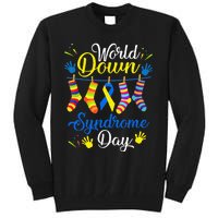 World Down Syndrome Day Awareness Socks 21 March Tall Sweatshirt