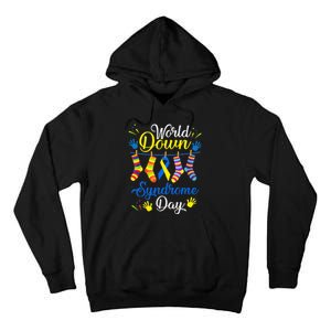 World Down Syndrome Day Awareness Socks 21 March Tall Hoodie