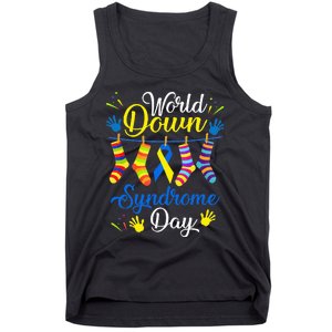 World Down Syndrome Day Awareness Socks 21 March Tank Top