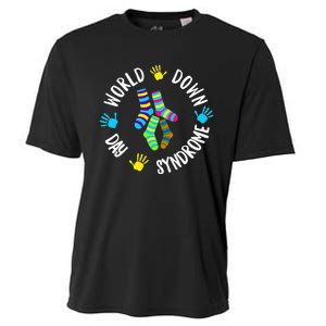 World Down Syndrome Day Awareness Socks T 21 March Cooling Performance Crew T-Shirt