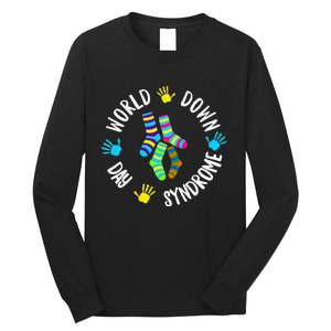 World Down Syndrome Day Awareness Socks T 21 March Long Sleeve Shirt