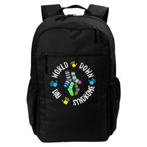 World Down Syndrome Day Awareness Socks T 21 March Daily Commute Backpack