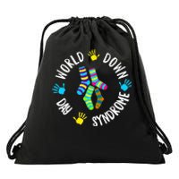 World Down Syndrome Day Awareness Socks T 21 March Drawstring Bag