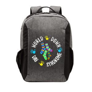 World Down Syndrome Day Awareness Socks T 21 March Vector Backpack