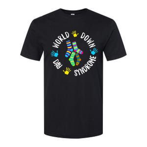 World Down Syndrome Day Awareness Socks T 21 March Softstyle CVC T-Shirt