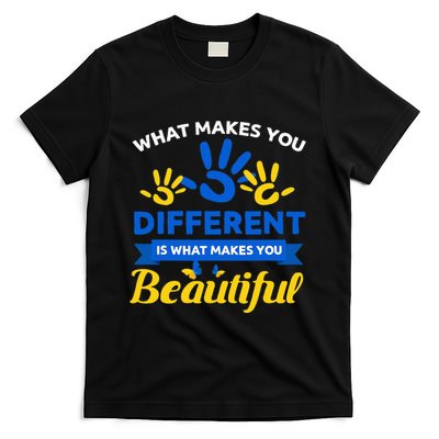 World Down Syndrome Day Awareness Ribbon T21 Day Beautiful T-Shirt