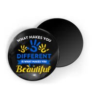 World Down Syndrome Day Awareness Ribbon T21 Day Beautiful Magnet