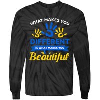 World Down Syndrome Day Awareness Ribbon T21 Day Beautiful Tie-Dye Long Sleeve Shirt