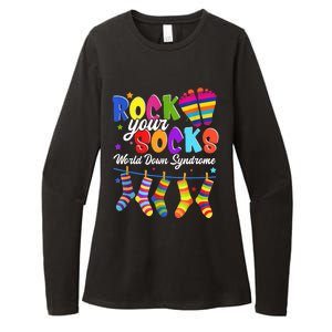 World Down Syndrome Day Rock Your Socks Awareness Womens CVC Long Sleeve Shirt