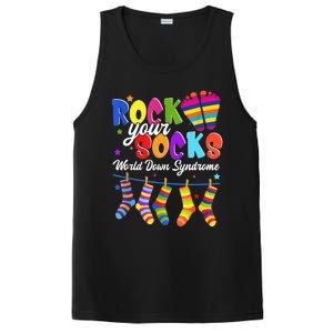 World Down Syndrome Day Rock Your Socks Awareness PosiCharge Competitor Tank